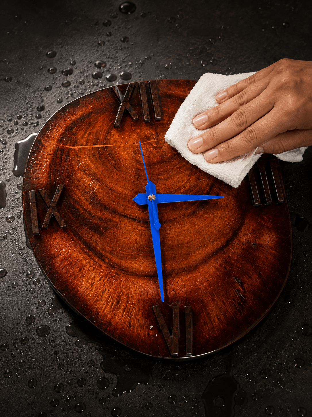 KathValo Handmade Wooden Wall Clock - KathValo