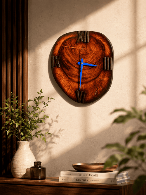KathValo Handmade Wooden Wall Clock - KathValo