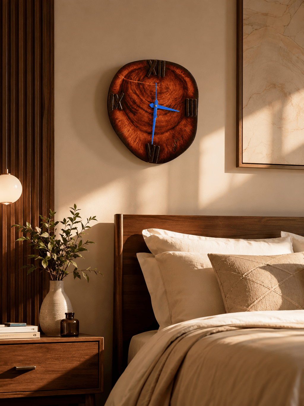 KathValo Handmade Wooden Wall Clock - KathValo