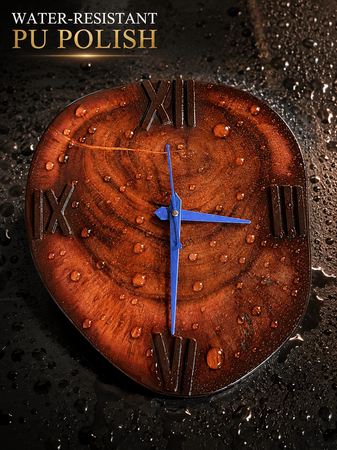 KathValo Handmade Wooden Wall Clock - KathValo