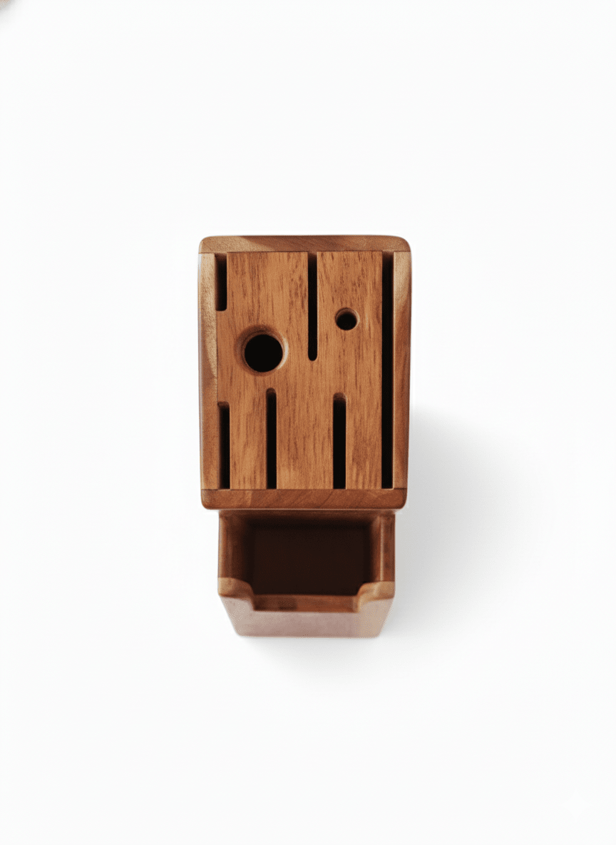 Wooden Knife Holder for Kitchen | Cutlery Organiser - KathValo