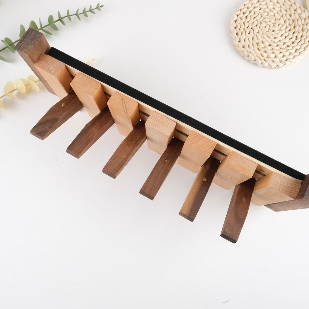 Sturdy wooden coat and key holder for home