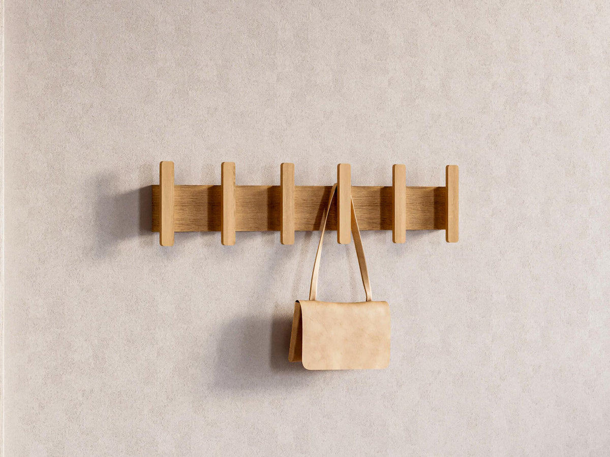 Premium solid wood Scandinavian wall hanger